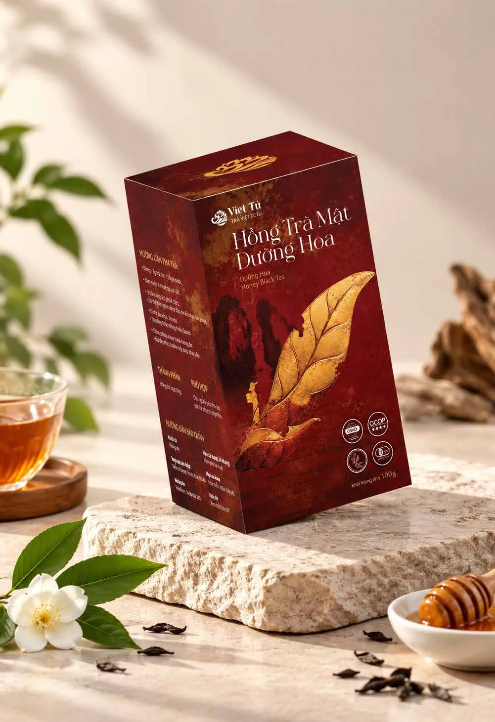 Hộp mềm trà mật ong Việt Tú
